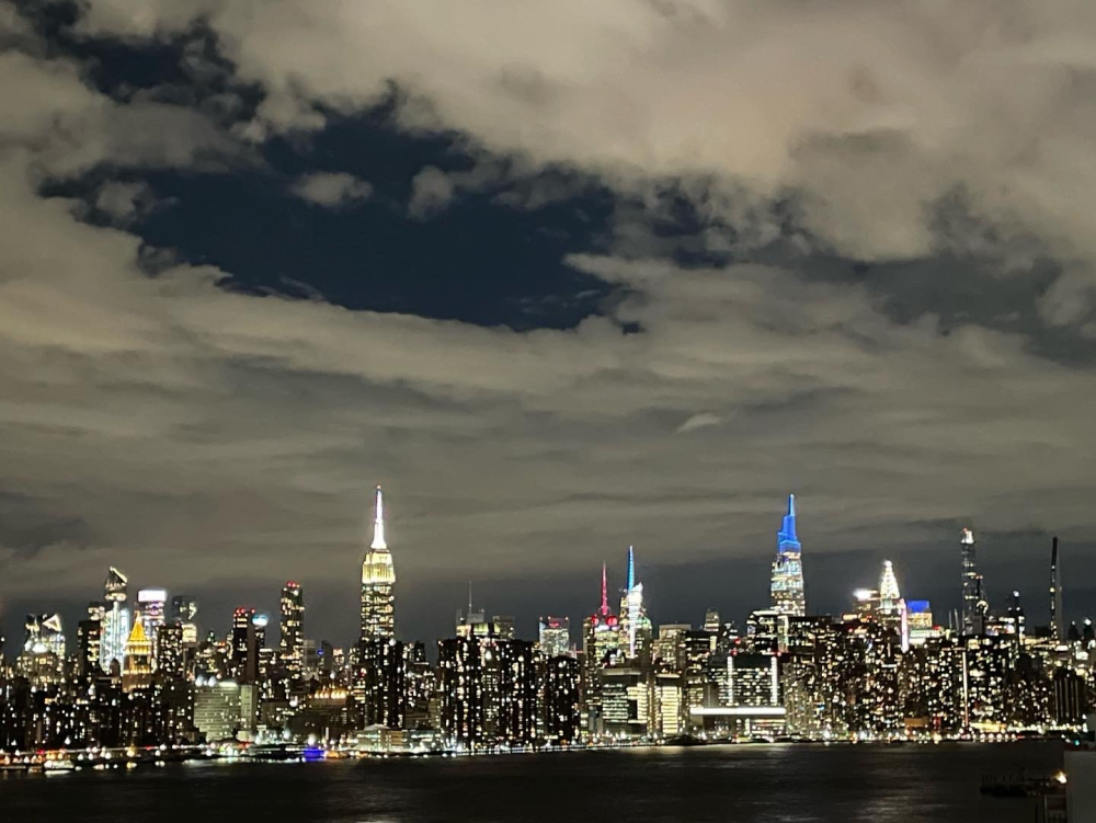 Manhattan Night Skyline